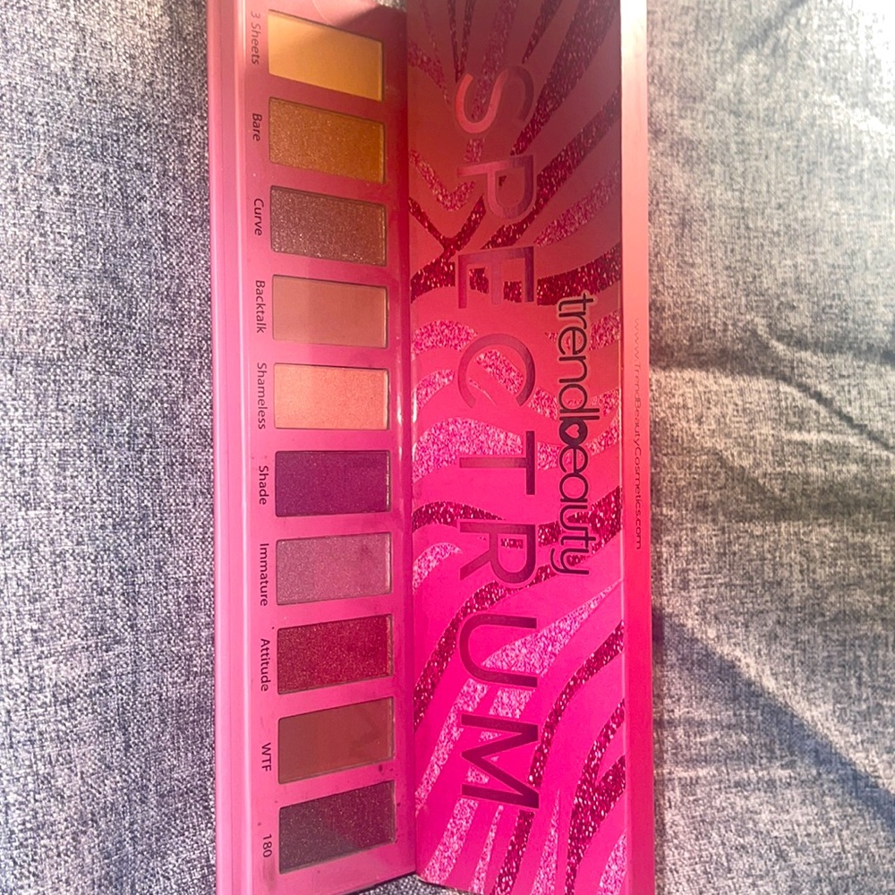 Trend beauty spectrum eyeshadow pallet
